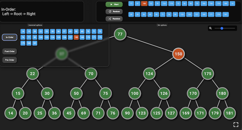 Binary Search Tree Visualiser